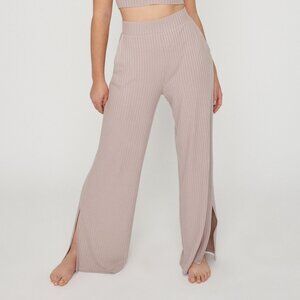 (NWT) Garage - taupe cozy ribbed pants (medium)